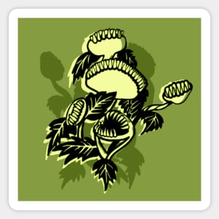 Venus Flytrap (Green) Sticker